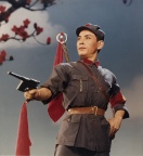 革命现代舞剧《红色娘子军》剧照 Stage photo of the revolutionary modern ballet, Red Detachment of Women