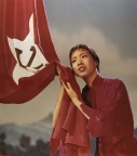 革命现代舞剧《红色娘子军》剧照 Stage photo of the revolutionary modern ballet, Red Detachment of Women